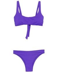 Fisico - Ruched Tie Bikini - Lyst