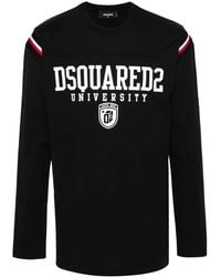 DSquared² - Varsity Logo-Print T-Shirt - Lyst