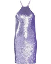 The Attico - Sequin-Embellished Open-Back Dress - Lyst