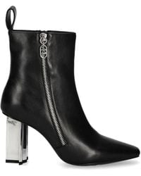 Karl Lagerfeld - Leather Ankle Boots - Lyst