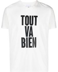 PT Torino - T-shirt en coton à slogan imprimé - Lyst