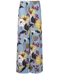 Marni - Melodia Print Envers Satin Trousers - Lyst
