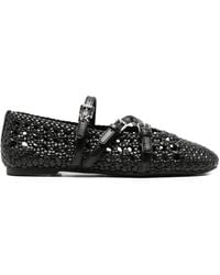 Michael Kors - Indy Buckle-Strap Ballet Flats - Lyst