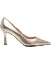 Festamilano - Kate Pointed Leather Pumps - Lyst