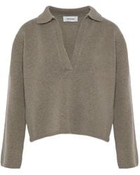Yves Salomon - Polo-Collar Sweater - Lyst