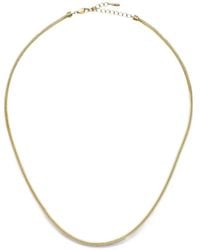 Missoma - Thin Snake Chain Necklace - Lyst
