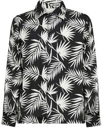 Laneus - T-Shirt À Imprimé Végétal - Lyst