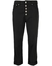Dondup - Koons Loose-Fit Cropped Jeans - Lyst