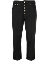 Dondup - Koons Loose-Fit Cropped Jeans - Lyst