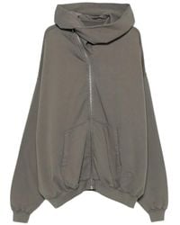 Rick Owens - Mountain Hun Oversized Zip-Up Hoodie - Lyst