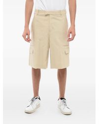 McQueen - Tailored Cotton Shorts - Lyst