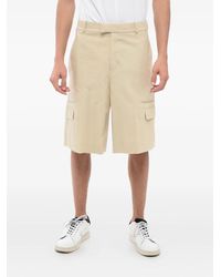McQueen - Pantalones cortos con bolsillos de solapa - Lyst