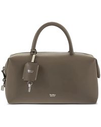 Max Mara - Leather Padlock-Detail Shoulder Bag - Lyst