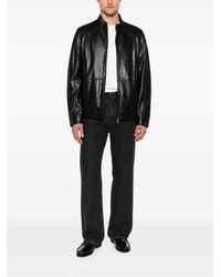 SERGIO MORETTI FIRENZE - Leather Jacket - Lyst