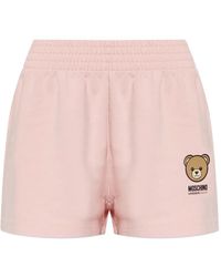 Moschino - Logo-Print Shorts - Lyst