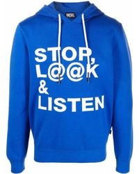 DIESEL - Slogan-Print Pullover Hoodie - Lyst