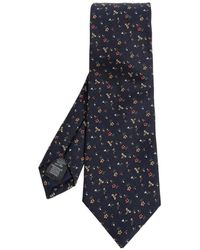 Paul Smith - Seidenkrawatte Mit Blumen Und Bienen - Lyst