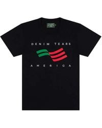 DENIM TEARS - T-Shirt À Imprimé Graphique - Lyst