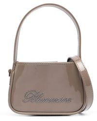 Blumarine - Crystal-Embellished Logo Mini Bag - Lyst