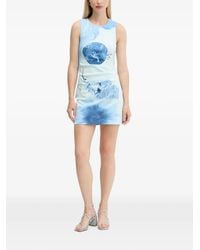 Desigual - Collage Printed Sleeveless Mini Dress - Lyst