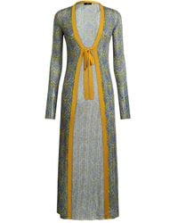Etro - Cardigan Mit Blumen-Print - Lyst