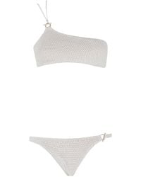 Pin-Up Stars - Crochet-Knit One-Shoulder Bikini - Lyst