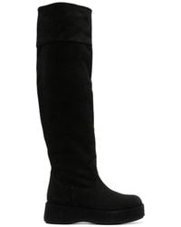 Paloma Barceló - 50mm Knee-high Suede Boots - Lyst