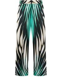 Roberto Cavalli - Animal-Print Trousers - Lyst