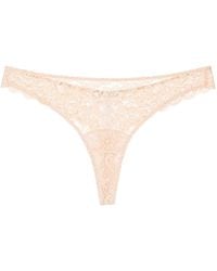 Hanro - Moments Lace Thong - Lyst