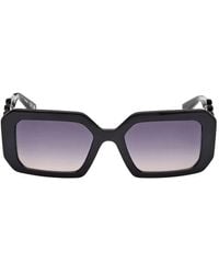 GUESS EYEWEAR - Gafas de sol con montura rectangular - Lyst