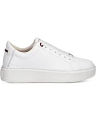 Alexander Smith - London Pebbled-Leather Platform Sneakers - Lyst