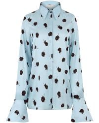 Nina Ricci - Blouse Met Bloemenprint - Lyst