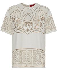 La DoubleJ - Lacey House Embroidered T-Shirt - Lyst