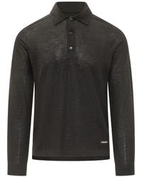 Premiata - Long-Sleeve Polo Sweater - Lyst