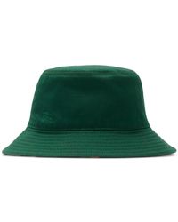 Burberry - Check-pattern Reversible Bucket Hat - Lyst
