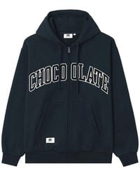 Chocoolate - Logo-Print Zip-Up Hoodie - Lyst