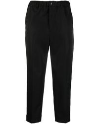 Neighborhood - Logo-patch Tapered-leg Trousers - Lyst