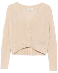 Dorothee Schumacher - V-Neck Knitted Cardigan - Lyst