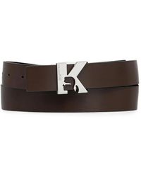 KARL LAGERFELD - K-Motif Reversible Belt - Lyst