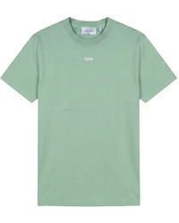 Off-White c/o Virgil Abloh - Logo-Print Short-Sleeve T-Shirt - Lyst