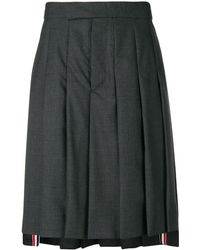 Thom Browne - Classic-rise Pleated Skirt - Lyst