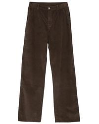 Private 0204 - Corduroy Straight-Leg Trousers - Lyst