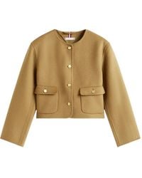 Tommy Hilfiger - Flap-Pockets Button-Fastening Jacket - Lyst