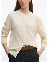 Benetton - Button-Up Knitted Cardigan - Lyst