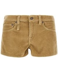 R13 - Effie Corduroy Shorts - Lyst