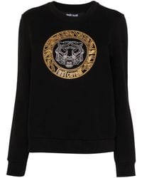 Just Cavalli - Sweat En Coton À Motif Tiger Head - Lyst
