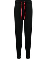 HUGO - Pantalon de jogging en coton à bande logo - Lyst