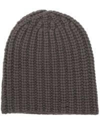 Liska - Ribbed Cashmere Beanie Hat - Lyst
