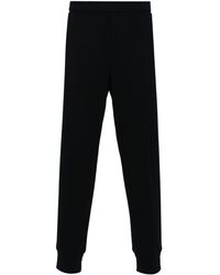 Zegna - Mid-rise Tapered Track Trousers - Lyst