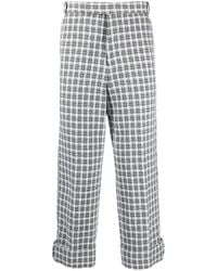Thom Browne - Geruite Pantalon - Lyst
